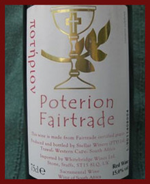 Fair Trade Ruby  Altar Wine Case of 12 bottles