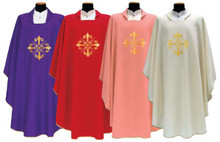 Chasubles in 5 colours made in Italy