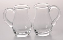 Crystal Glass Cruet Set. Set of 2 12.5cl. Tray to accompany this item 
code AS1460