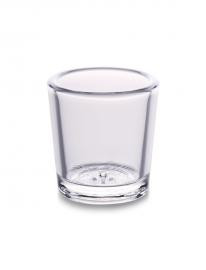 White/ clear votum  glass single