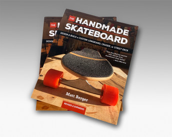 The NEW revised and expanded version of The Handmade Skateboard, written by Matt Berger
(Features the Roarockit build method of course!)