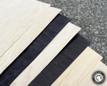Black 1/22" Crossband