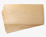 Great for wider projects like skim boards, wake skates, furniture and musical instruments. Core grade sheets may contain splits, knots, worm trails, and other large imperfections (see image). Prime grade sheets are mainly clear sheets that may contain small splits and imperfections. Due the nature of the material, the short edge is wavy (see image). We recommend using a fancy thinner veneer for your top sheet.