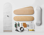 This kit is designed for teachers as it includes a mini-curriculum plus everything to make 2 double-concave 7-layer skateboards. The benefits of education that come from creating a handmade skateboard are endless!