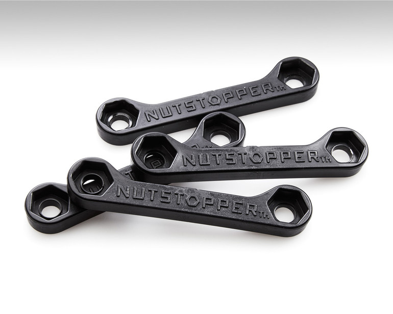 NEW! NutStopper holds your nuts tight! Stop carrying a wrench!