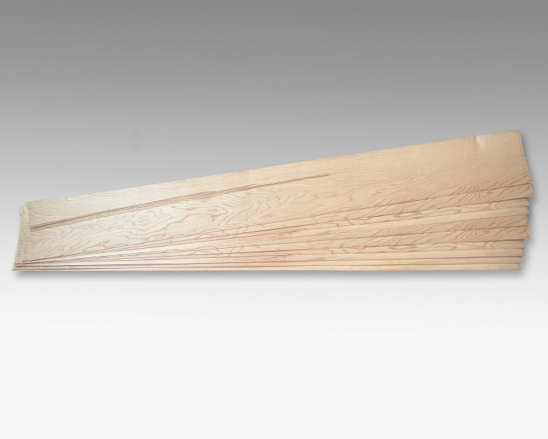 This veneer is suitable for snowboards, skis, dancer longboards, powder surfers, furniture, and more! This is CORE grade veneer, see below for details.