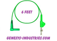 TEST LEADS FOR 3M DYNATEL 965AMS GREEN  965AMS-01-GN-6