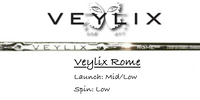 Veylix Rome Home White Colorway: Mid/Low-Launch & Low-Spin Custom Golf Shaft FREE Factory Adapter Tip!!!