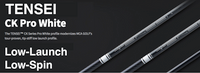 Mitsubishi Tensei CK Pro White: Low-Launch & Low-Spin Custom Golf Shaft FREE Factory Adapter Tip!!!