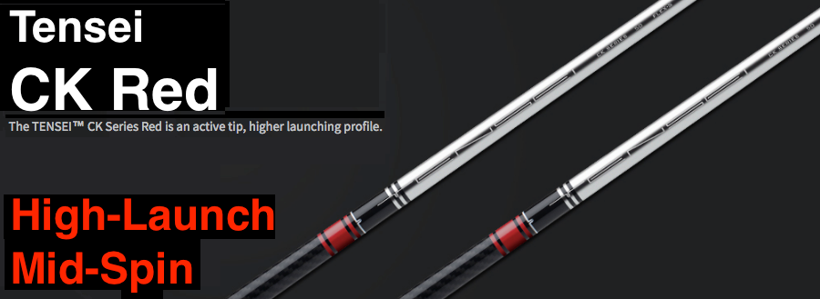 Mitsubishi Tensei CK Red: High-Launch & Mid-Spin Custom Golf Shaft FREE  Factory Adapter Tip!!!