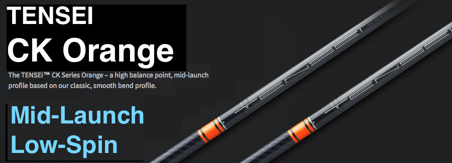 Mitsubishi Tensei CK Orange: Mid-Launch & Low-Spin Counterbalanced Custom  Golf Shaft FREE Factory Adapter Tip!!!