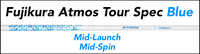 Fujikura ATMOS Tour Spec Blue: Mid-Launch Mid-Spin Custom Golf Shaft FREE Factory Adapter Tip!!!