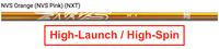 Aldila NVS Orange: High-Launch & High-Spin Custom Golf Shaft FREE Factory Adapter Tip!!!