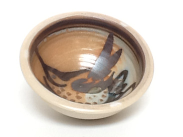 Cereal/Soup Bowl-Neolithic Shape-6.5 diameter-Blue Bird Pattern