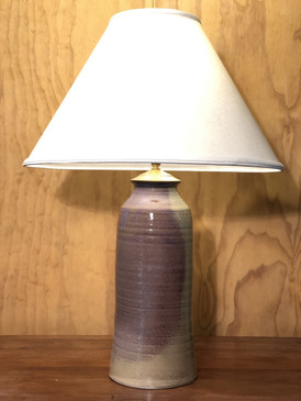 *Lamp-Purple Glaze-2 -Mem. Day Sale Special-FREE SHIPPING!-Harp is included but No Shade