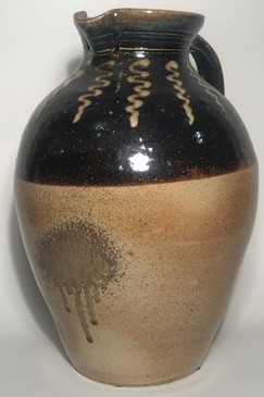 2 Gallon Pitcher-Woodfired Vapor Glaze (C)