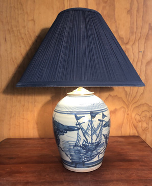 *Lamp- Our Iconic Ginger Jar Lamp -Mem. Day Sale Special-FREE SHIPPING!-Harp is included but No Shade