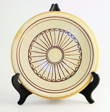 Dinner Plate-Sunburst Pattern -10.5 inches diameter