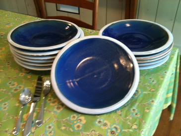 Dinner Plate-Navy Blue--ALL SOLD!