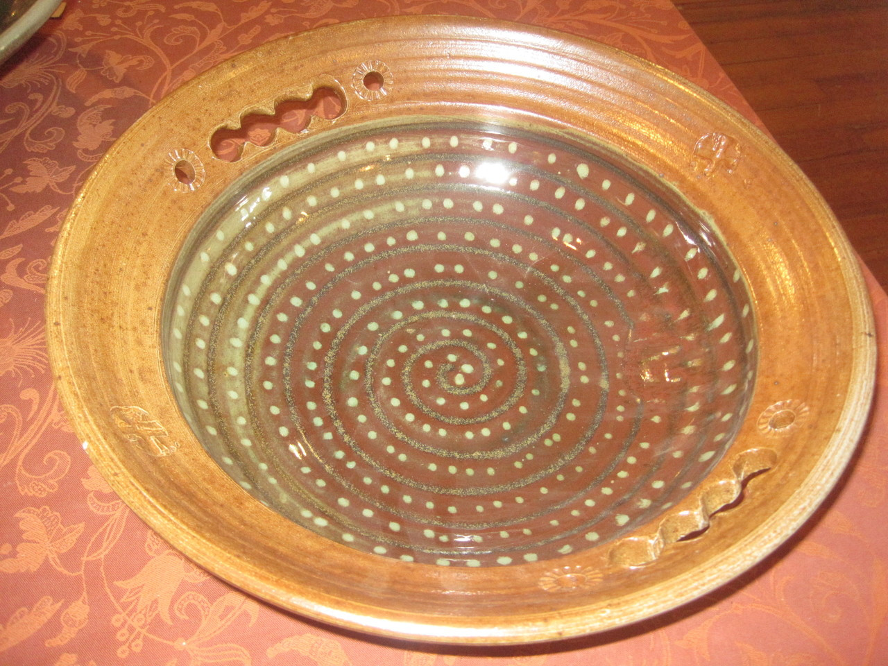 Large Bowl; wood fired;artistic