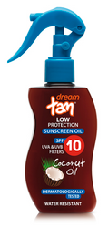 Dream Tan Low Protection Sunscreen Oil Coconut SPF 10 (150ml)