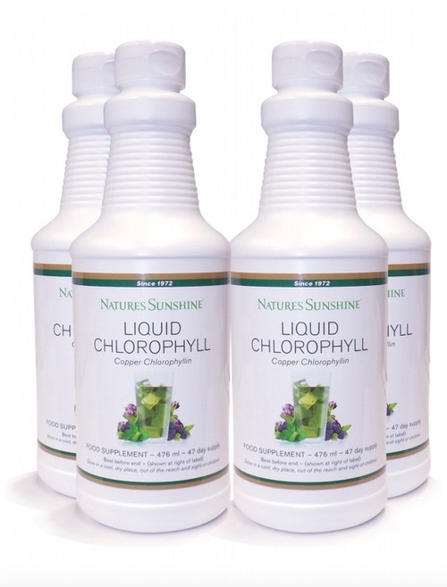 Nature's Sunshine - Liquid Chlorophyll - 4 Pack (473ml x 4) - 4 x Bottles