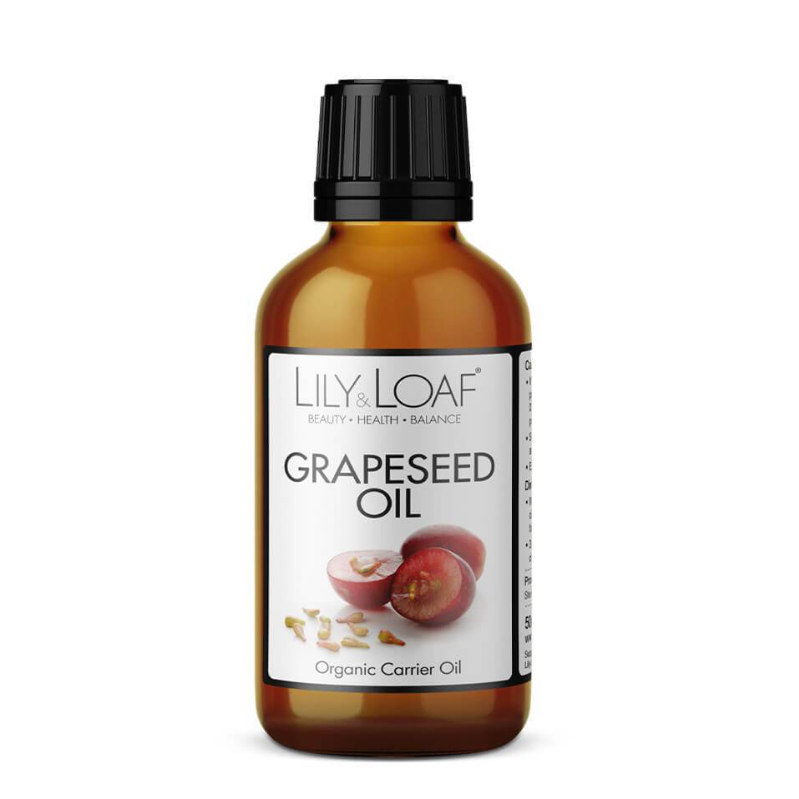 Body And Mind Studio Lily Loaf Carrier Oils Organic Carrier Oil Grapeseed Oil 50ml