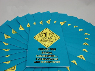 Preventing Sexual Harassment for Managers and Supervisors Employee Booklet (Pack of 15)