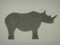 Rhino Silhouette - Free Shipping