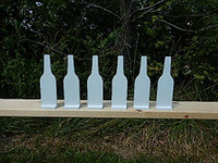 Whiskey Bottle set of six - 3/8" thick AR500 - Free Shipping