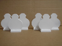 Perfume Bottle set of six - 3/8" thick AR500 - Free Shipping
