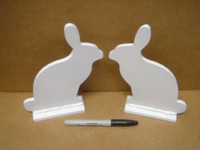 Rabbit Silhouette Target Targets - 2 Pcs 1/4" Steel