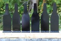 Soda Bottle set of six - 1/4" thick A36 - Free Shipping