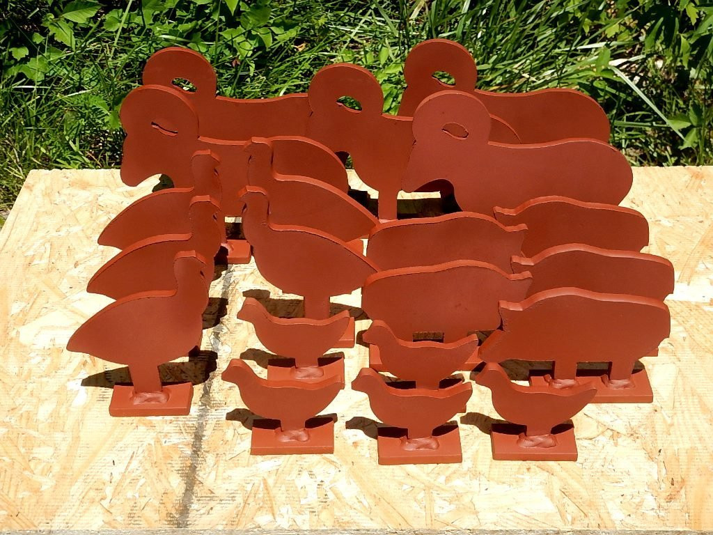 hardox ar500 nra ihmsa smallbore silhouettes 15 scale 20 piece set
