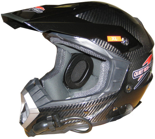 Quiet Rides Carbon Fiber Motocross Helmet
