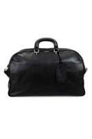 [Sample&91; Sodling, black leather duffle bag