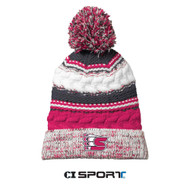 CI Sport Pink/Gray/White Pom Knit
