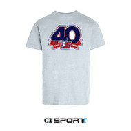 Grey 40th Anniversary Tee