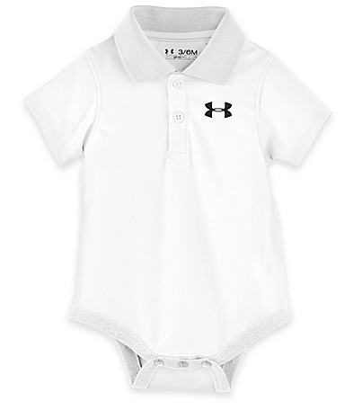 white polo onesie