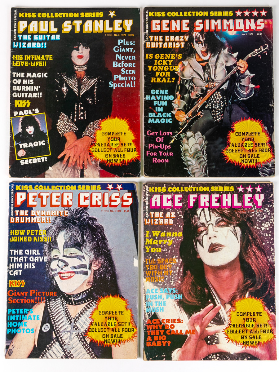 KISS Magazine KISS Collection Series, (set of 4) KISS Museum