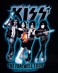 KISS T-Shirt - Farewell Tour 2000, Tour Dates (Size L)