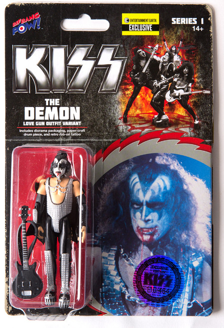 KISS Figures Biff Ban Pow 3 3 4 inch Love Gun GENE KISS Figures Biff Ban Pow 3 3 4 inch Love Gun GENE