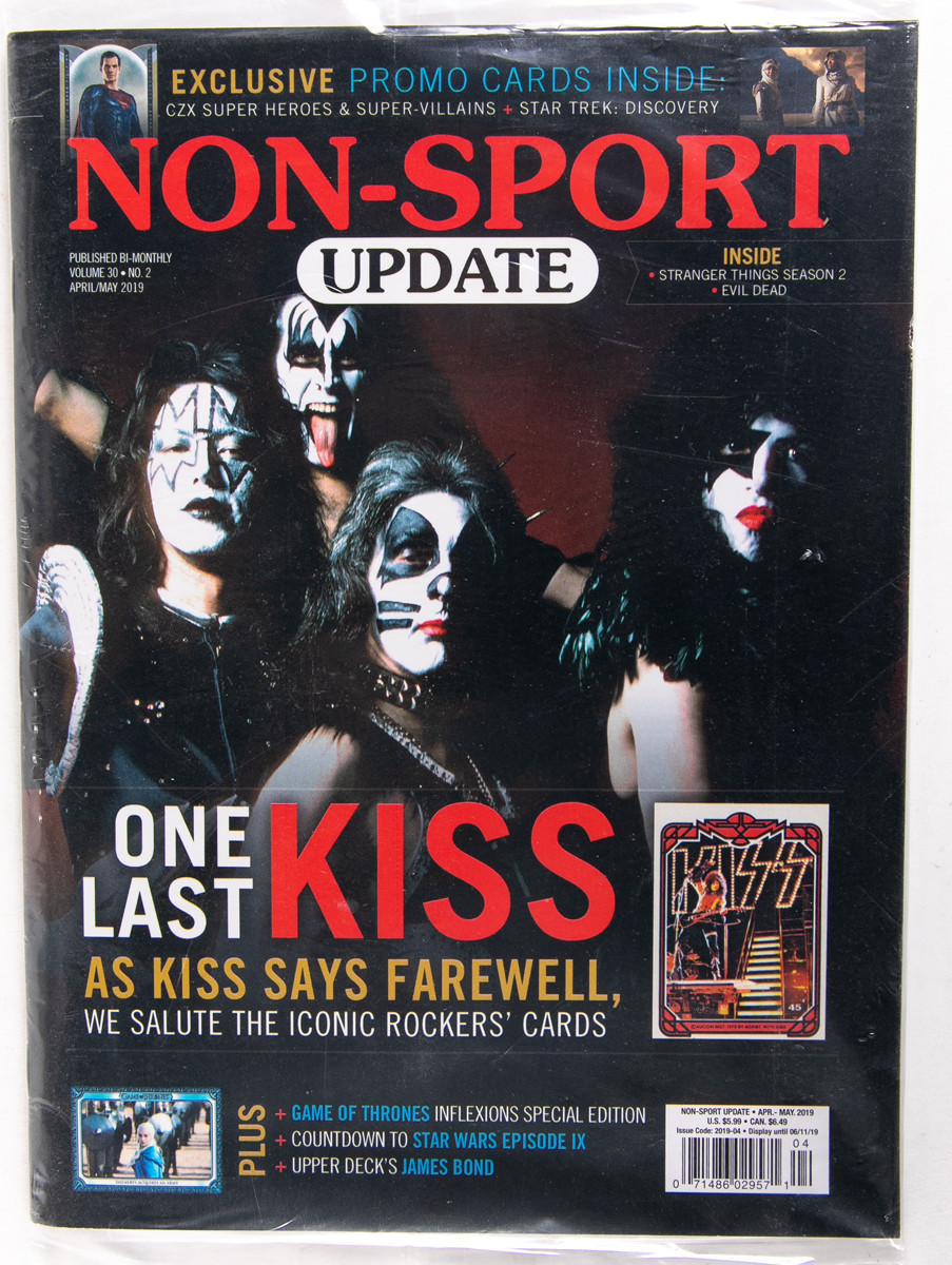 KISS Magazine Non Sport Update, May 2019, (sealed) KISS Museum