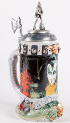 KISS Beer Stein - Gene Simmons, (NEW in box)