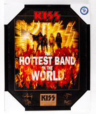 KISS Framed Artwork - Hottest Band in the World