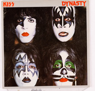 KISS Vinyl Record LP - Dynasty LP, all inserts