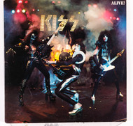 KISS Vinyl Record LP - Alive! 1975 w/booklet