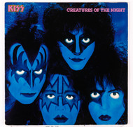 KISS Vinyl Record LP - Creatures of the Night, original w/makeup, (7/10)