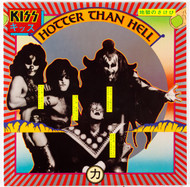 KISS Vinyl Record LP - Hotter Than Hell, (stain)