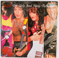 KISS Vinyl Record - KISS The Girls and Make Them Die 1988, (double album)
